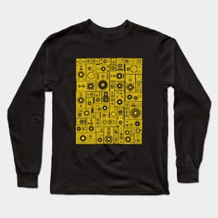 Speaker Stack Yellow Long Sleeve T-Shirt